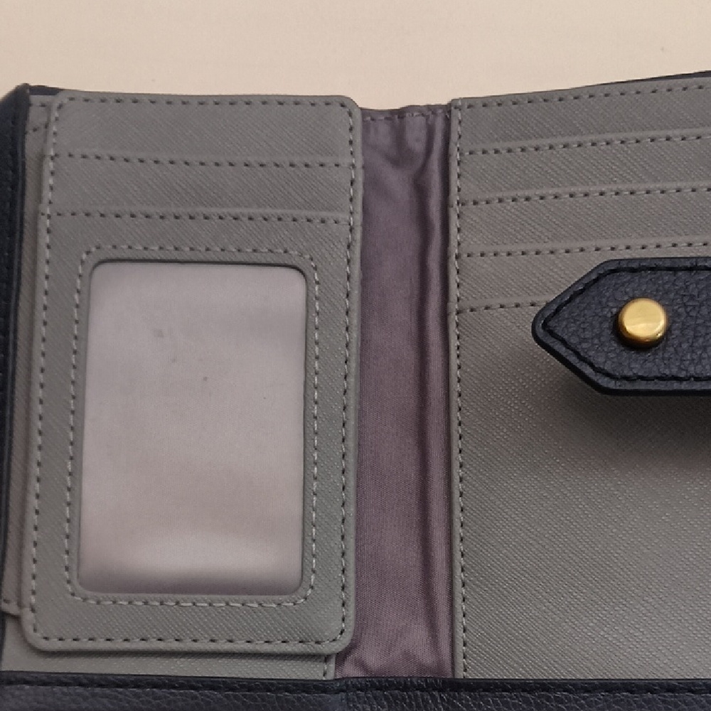 Fossil Black and Gray Women's Wallet